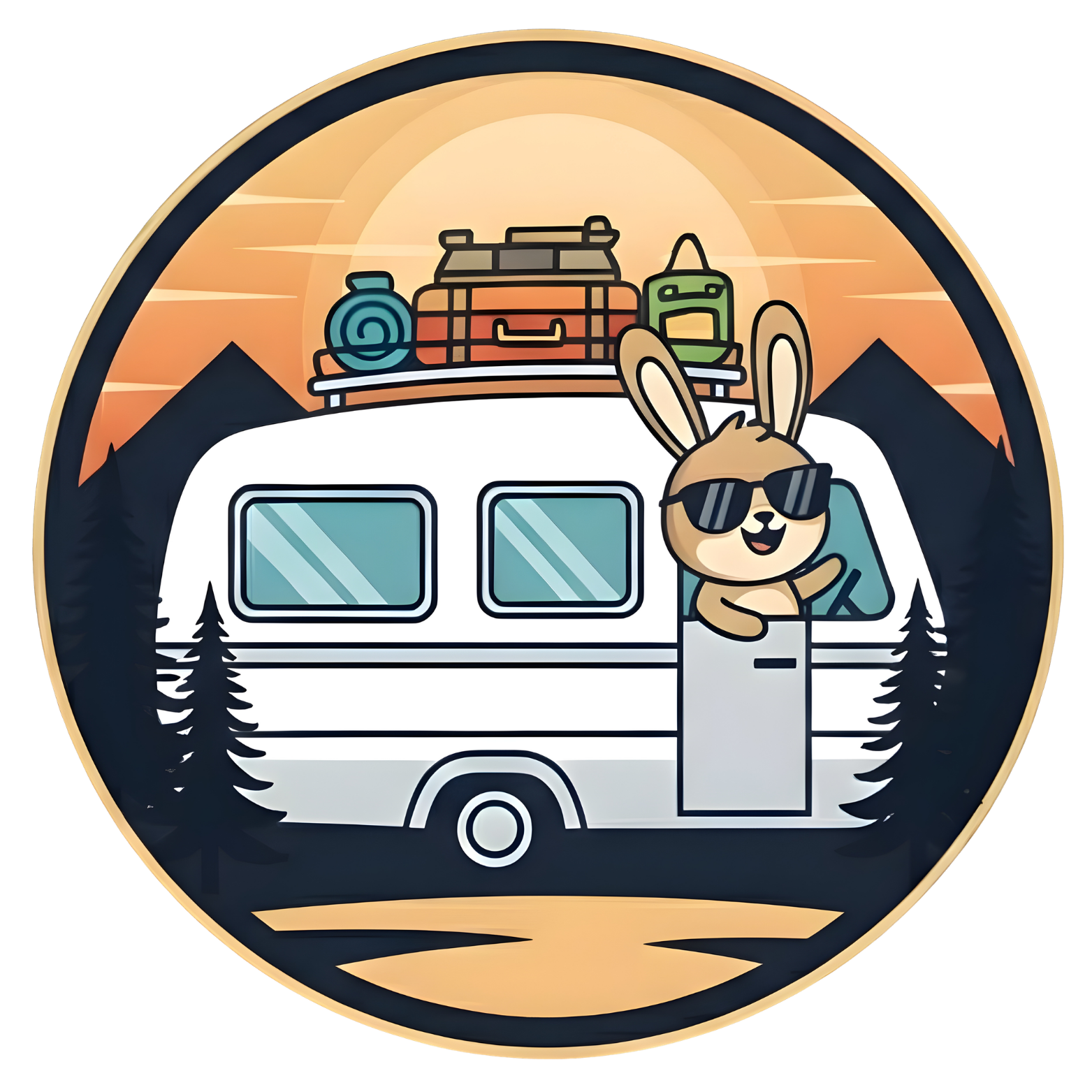 Backpacker Bunny Logo